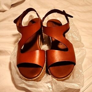 Women's Leather Wedges Size 6.5